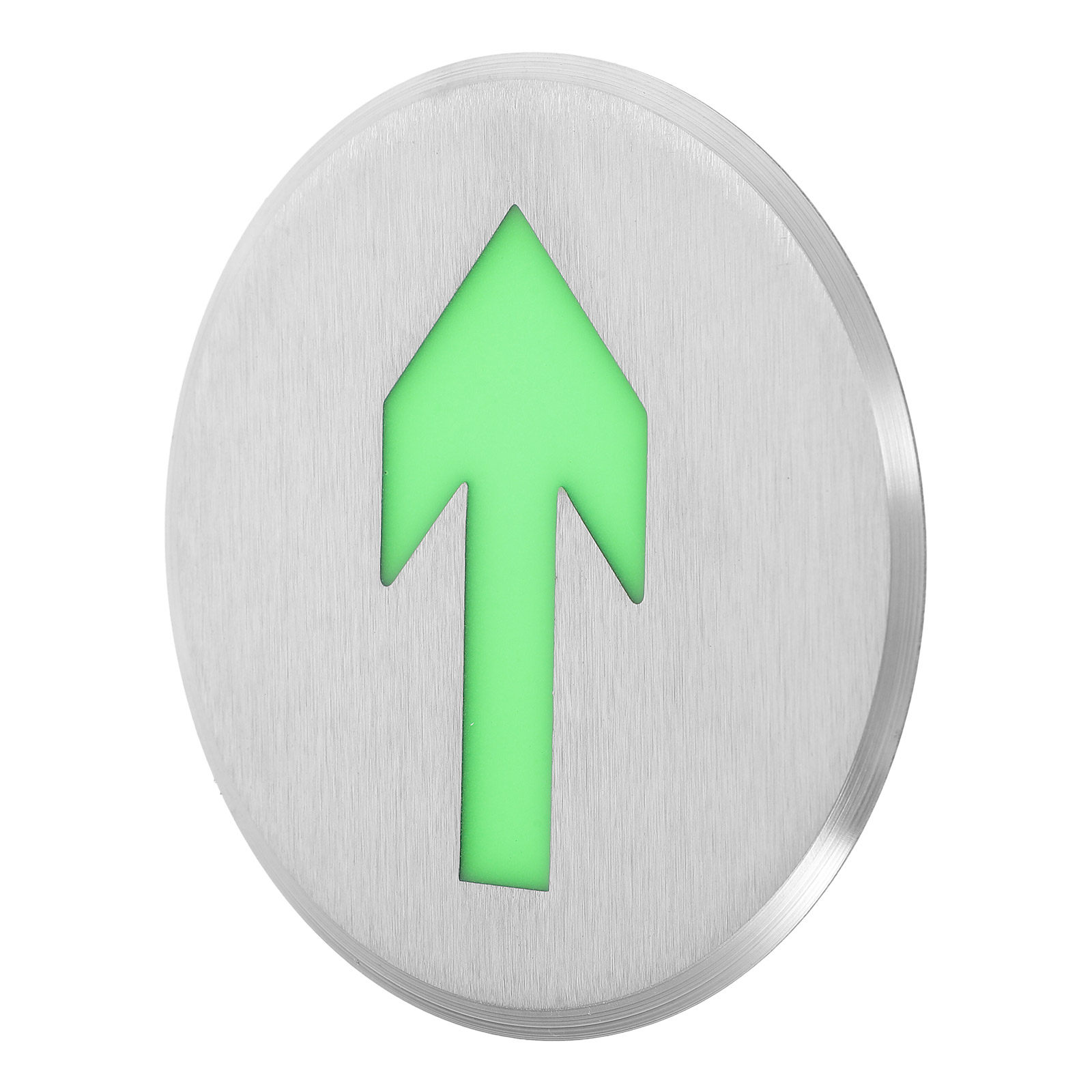 Emergency Exit Sign - Glowing Arrow Floor Safety Sign Emergency