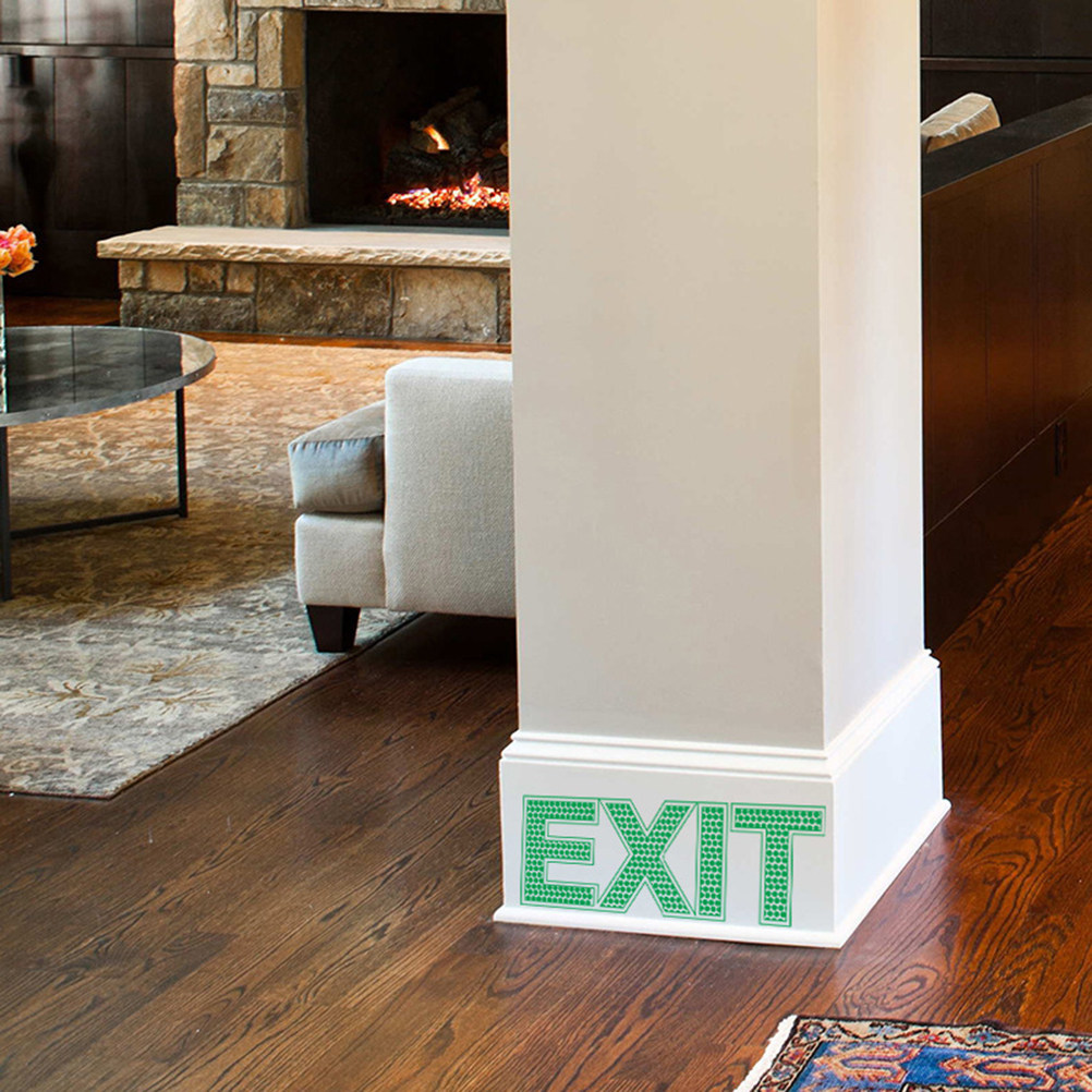 Exit Wall Sticker Luminous Eme - đánh giá và giá Emergency Exit Sign
