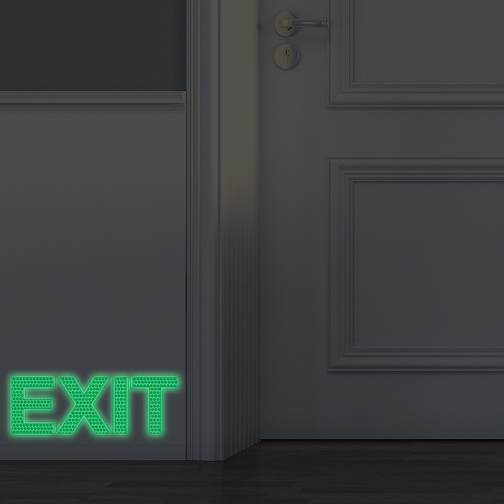 Exit Wall Sticker Luminous Eme - đánh giá và giá Emergency Exit Sign