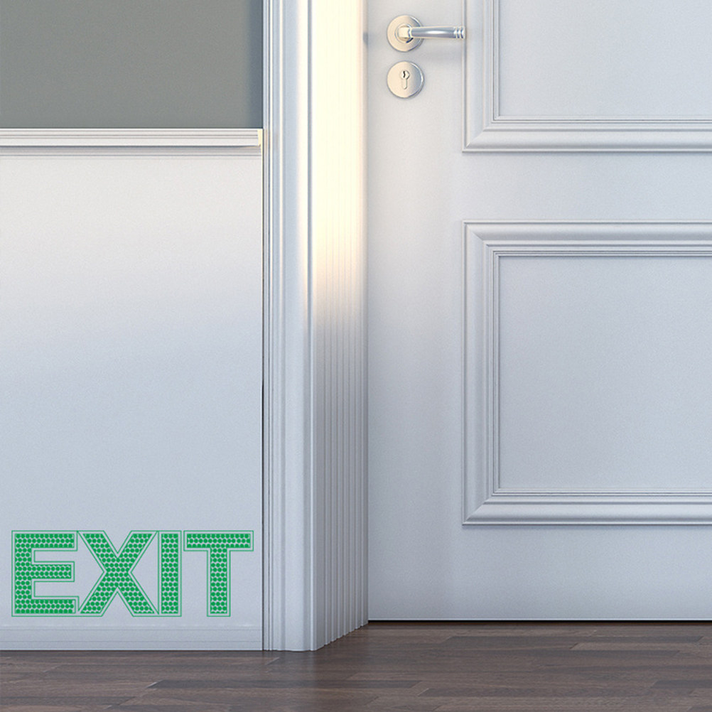 Exit Wall Sticker Luminous Eme - đánh giá và giá Emergency Exit Sign